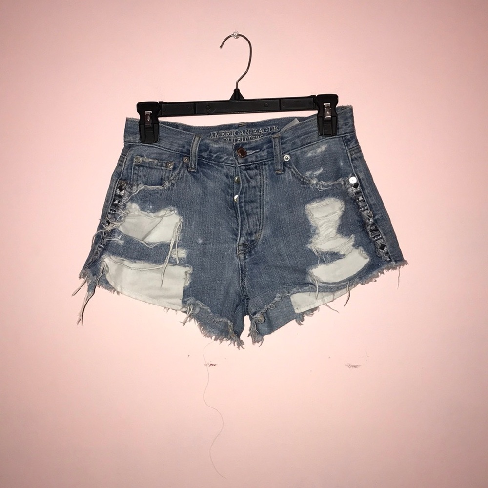 American eagle jean shorts